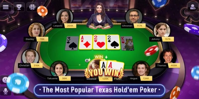 Cách chơi Poker theo 4 vòng cơ bản